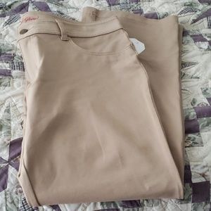 NWT Fades Glory khaki ponte pants